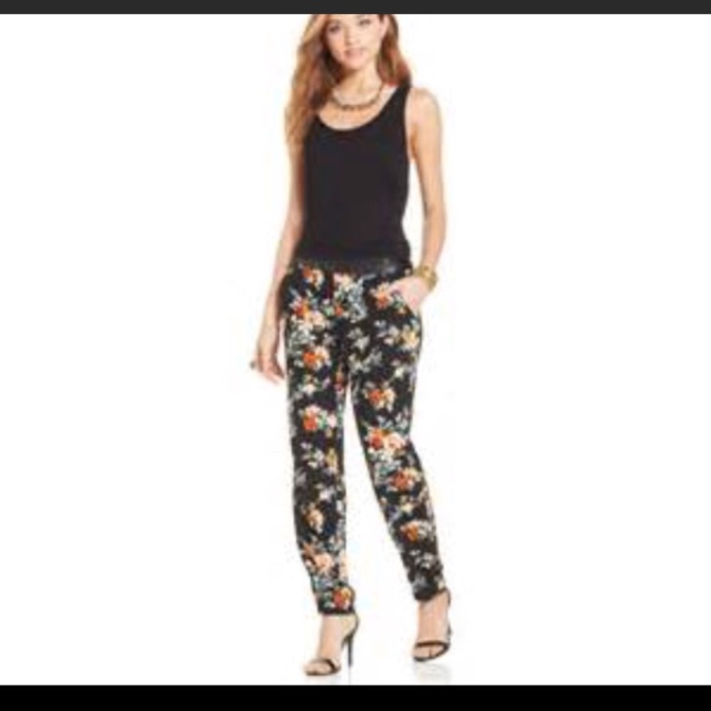 Jessica Simpson Floral Dress Pants.